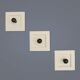 Wall-mounted hooks for clothes, 1970s, set of 3