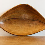 Carved wooden fruit cup