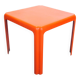 Patrick Gingembre orange fiberglass table 1970