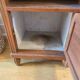 Small solid wood and marble sideboard