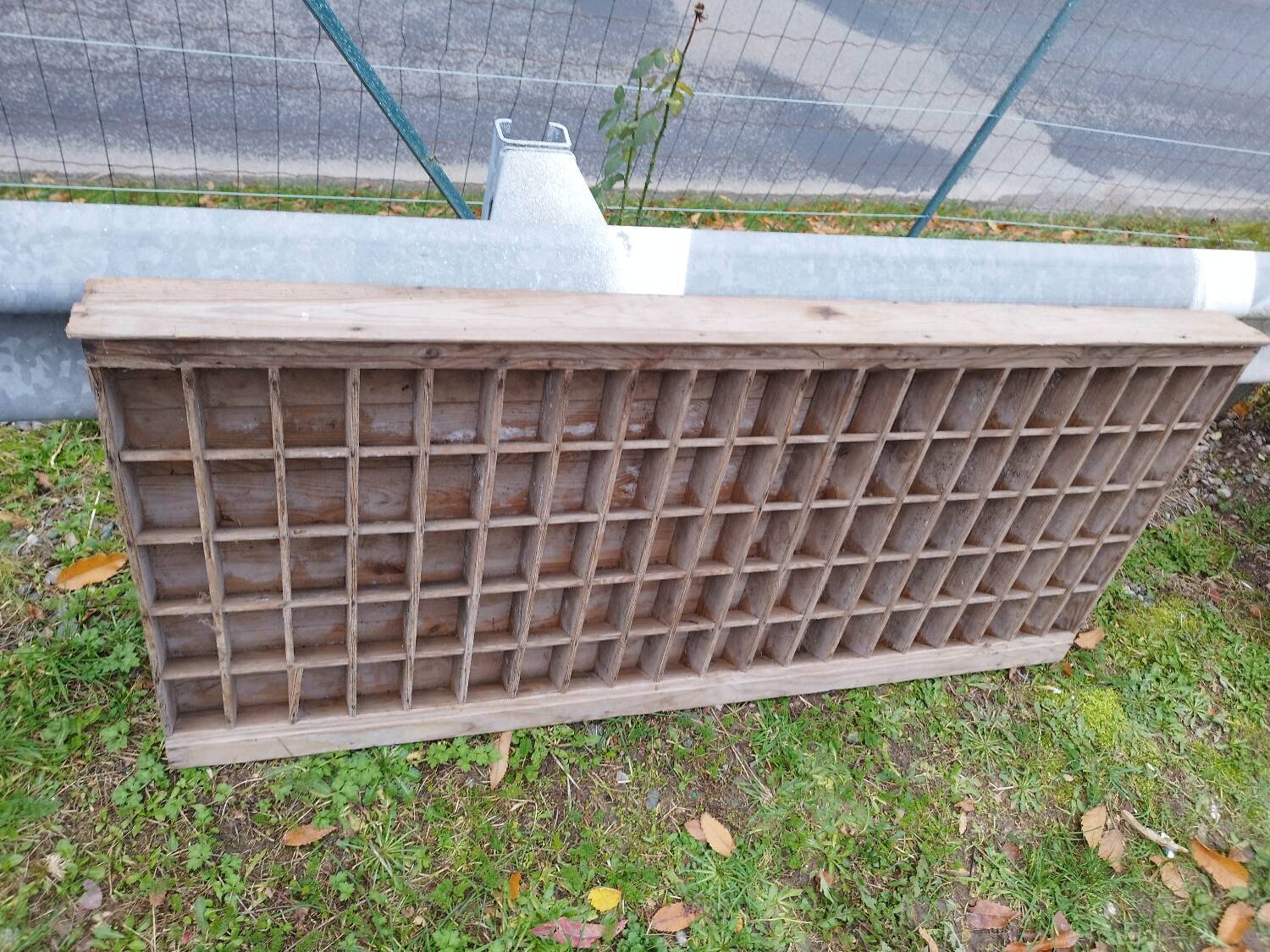 Large piece of professional furniture to hang or place with multiple storage compartments