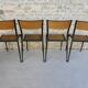 Set of 4 Mullca 510 school chairs