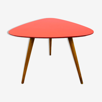 Steiner tripod side table by Baumann red