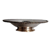 OFE bowl on foot silver metal center table 1940