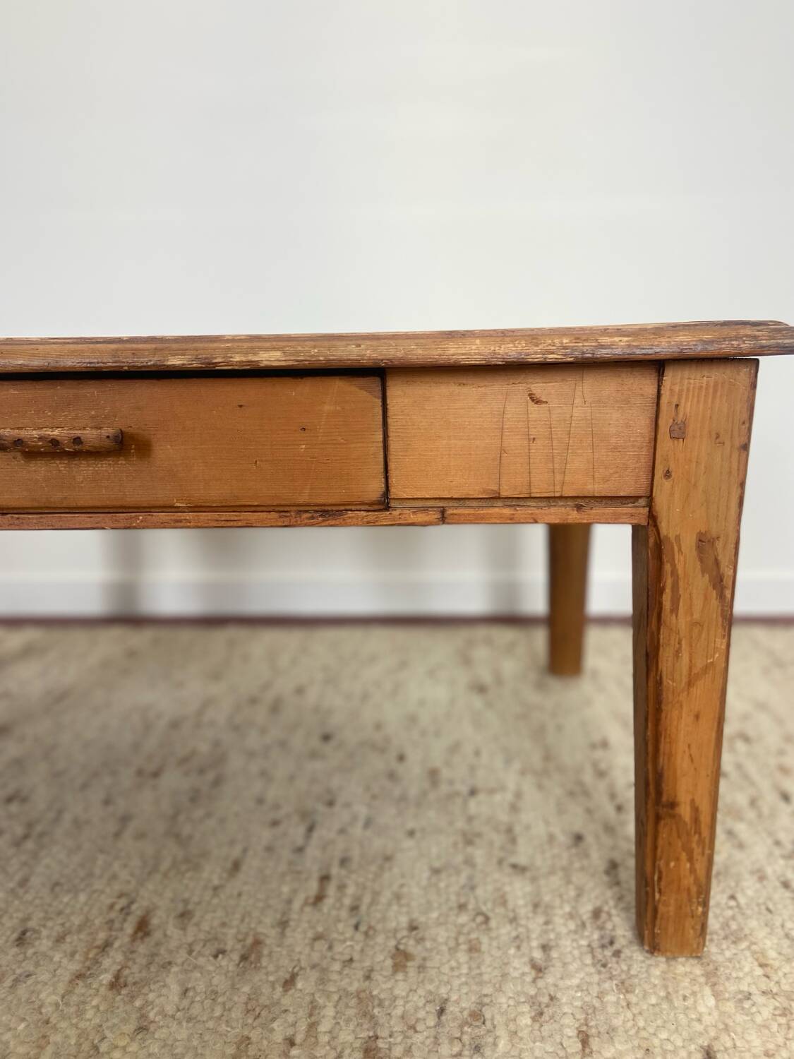 Vintage wooden coffee table