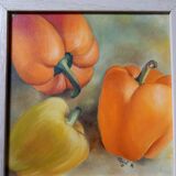 Still life painting "peppers"