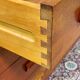 Commode bibliothèque bar scandinave en teck vintage années 60