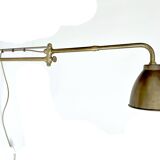 Large industrial art deco wall lamp