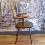 Brutalist armchair French work 1960