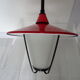 Metal and opaline lantern suspension from the 1960s.