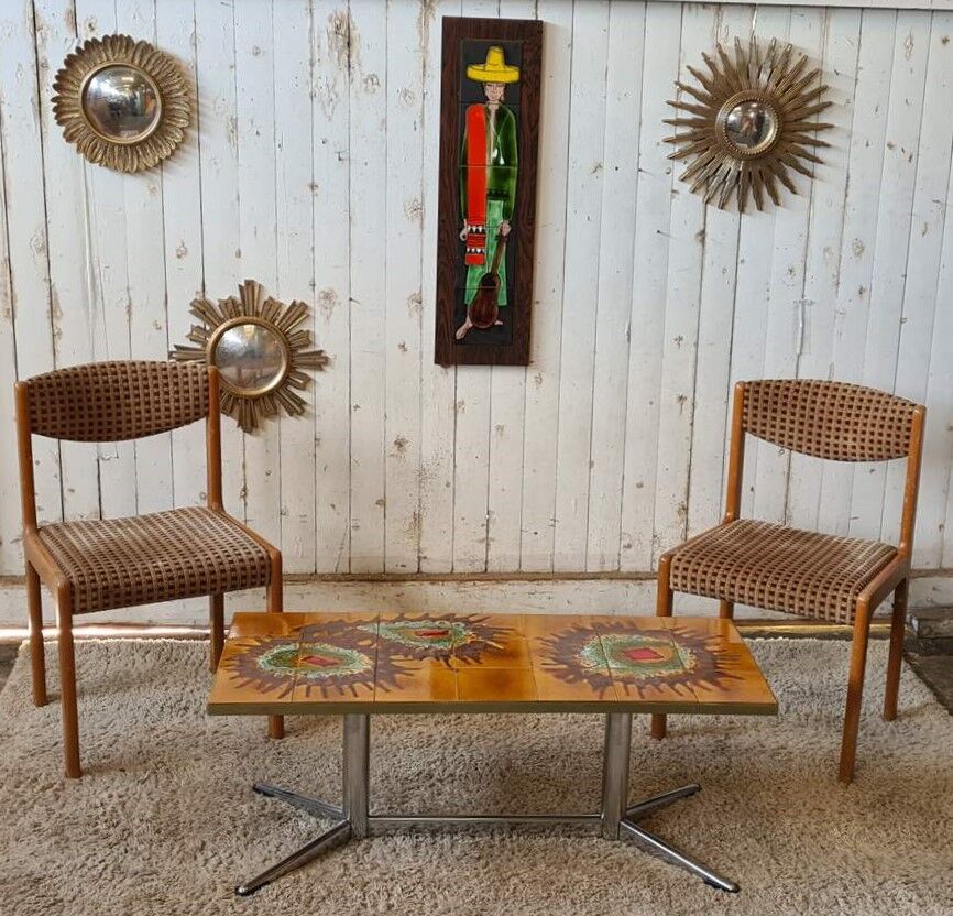 Table basse vintage années 70