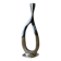 Biomorphic candleholder, solid aluminium, Spain, circa 1970