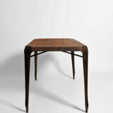 Rectangular table in iron, 1960s.