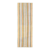 Tapis coureur vintage turc Oushak fait à la main en laine et coton orange des années 1970, 79x237.