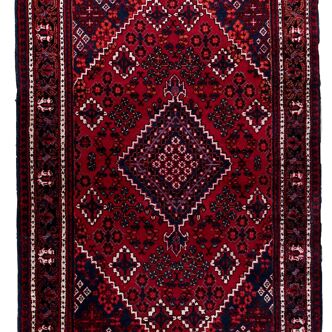 Tapis Hamadan fait main en laine, années 1970