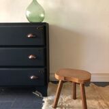 Vintage wooden tripod stool