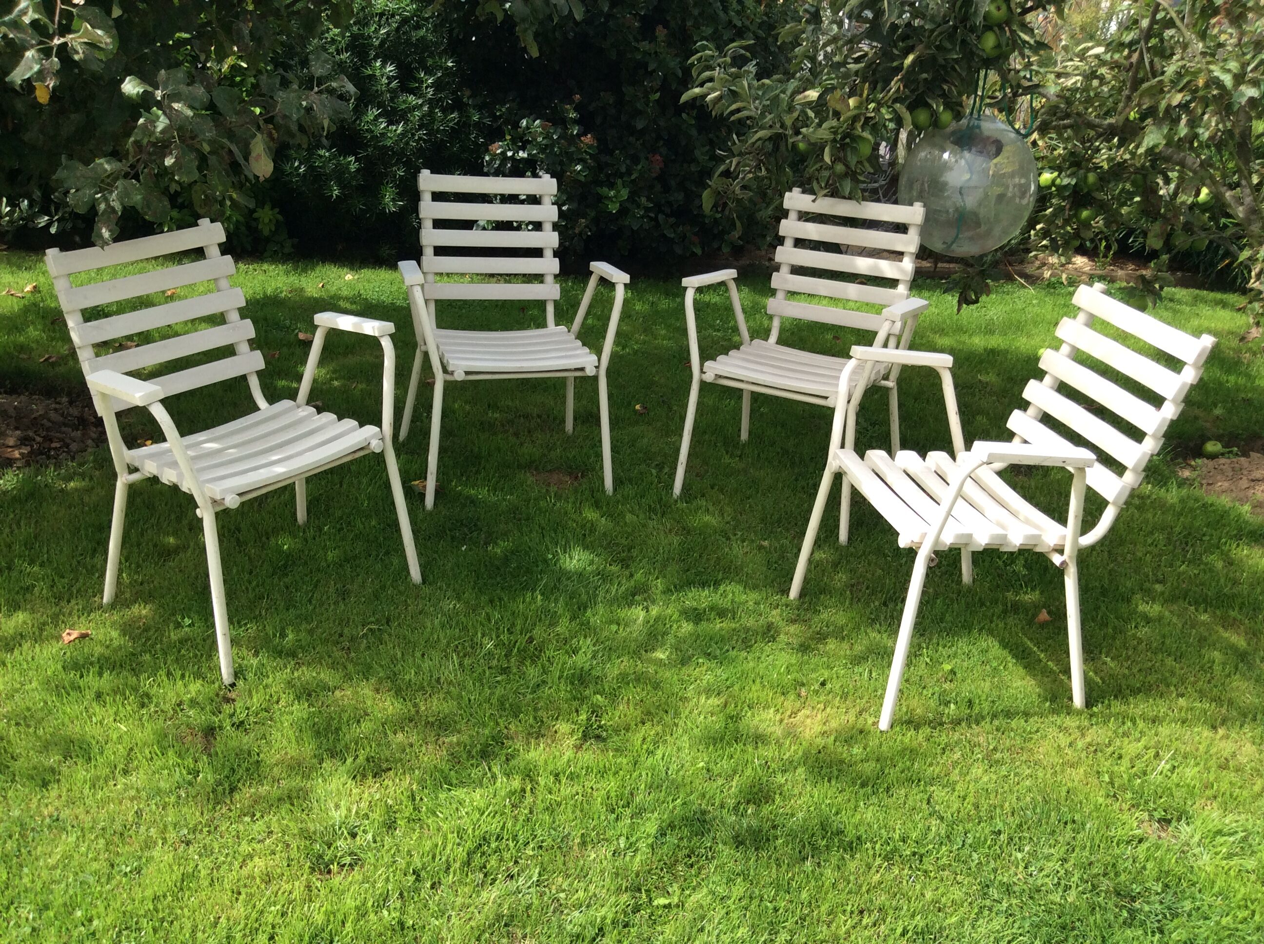 4 fauteuils de jardin