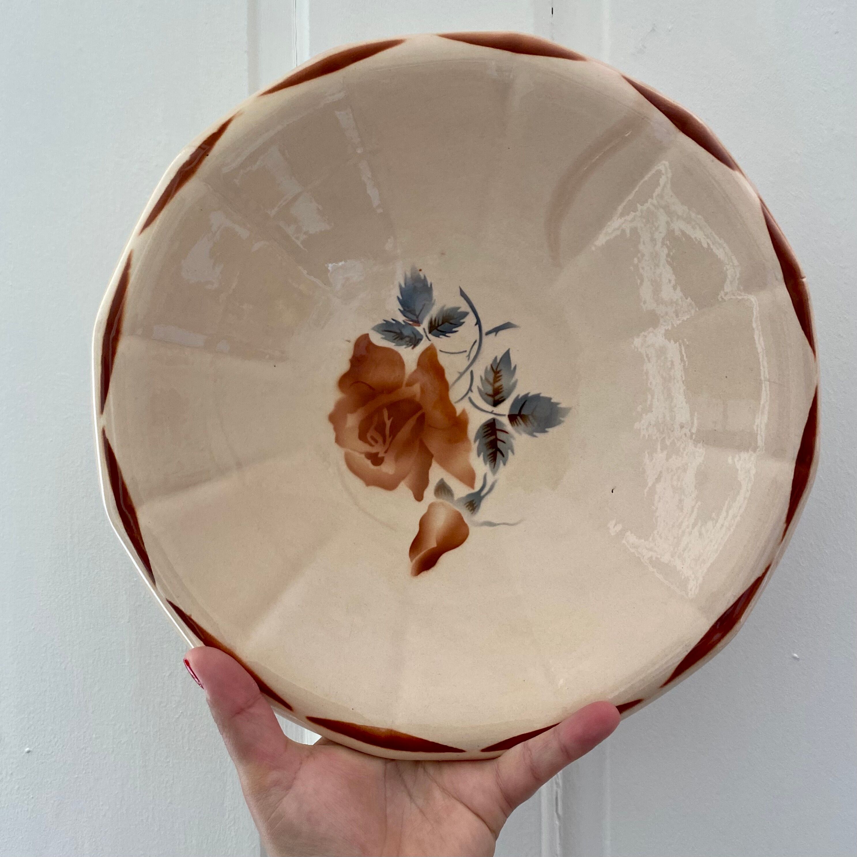 Set of 3 vintage hollow dishes from Digoin