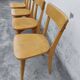 Série de 4 chaises de bistrot année 50