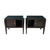 Pair of vintage bedsides