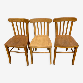 Trio bistro chairs with 3 bars