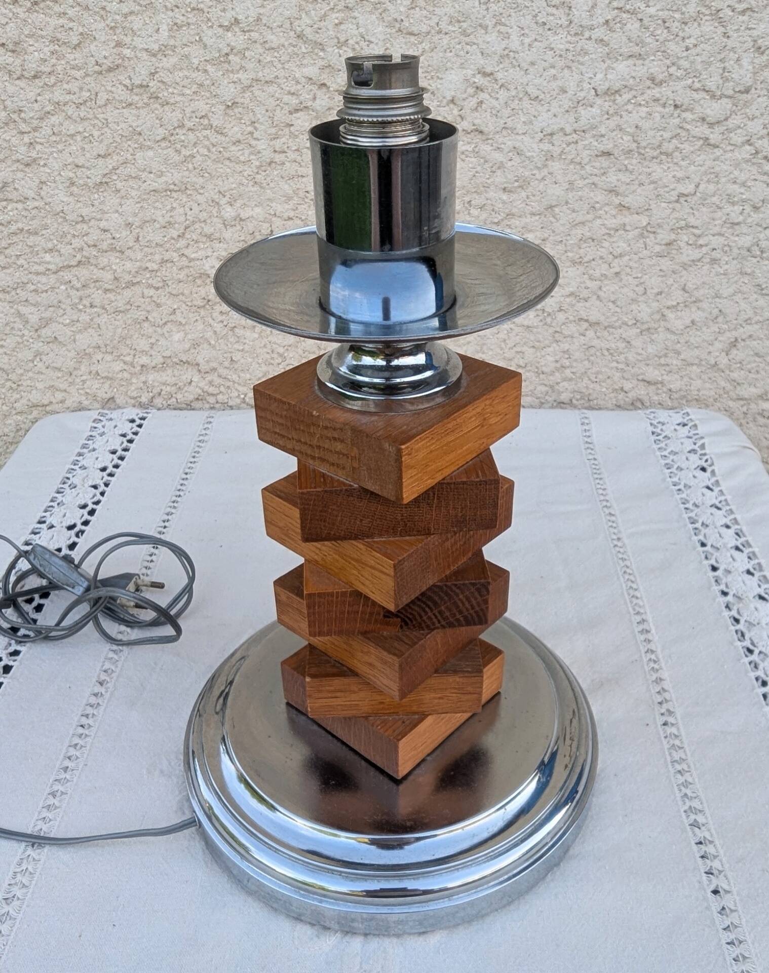 Kinetic Lamp Modernist Brutalist Vintage Space-Age 60s 70s