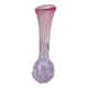 Vase en verre rose