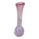 Vase en verre rose