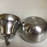Large metal pear ice bucket