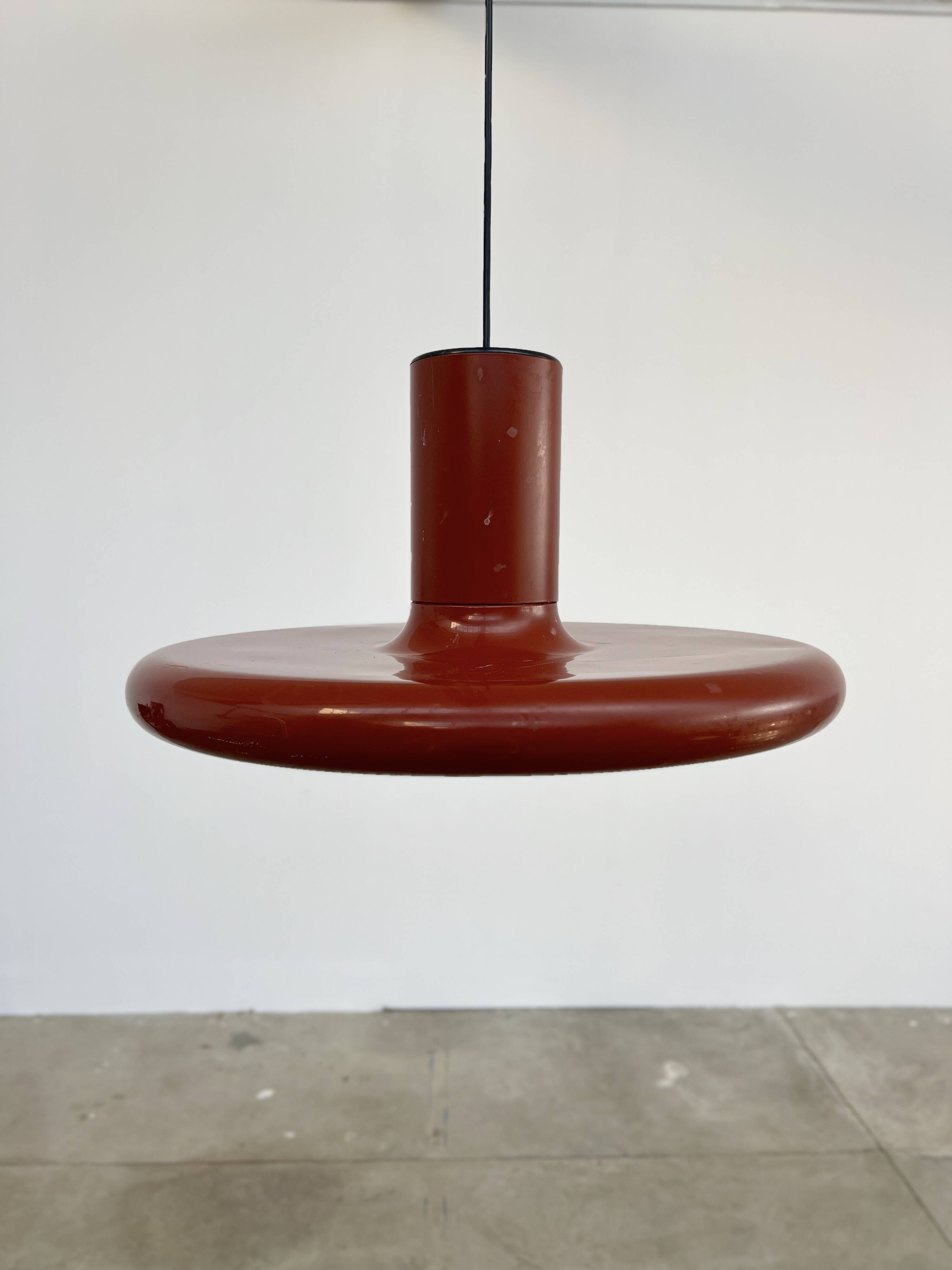 Lita dome suspension 58 vintage brick red