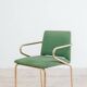 Set of 4 Hollywood Regency vintage design chairs from the 70s modern antiques.