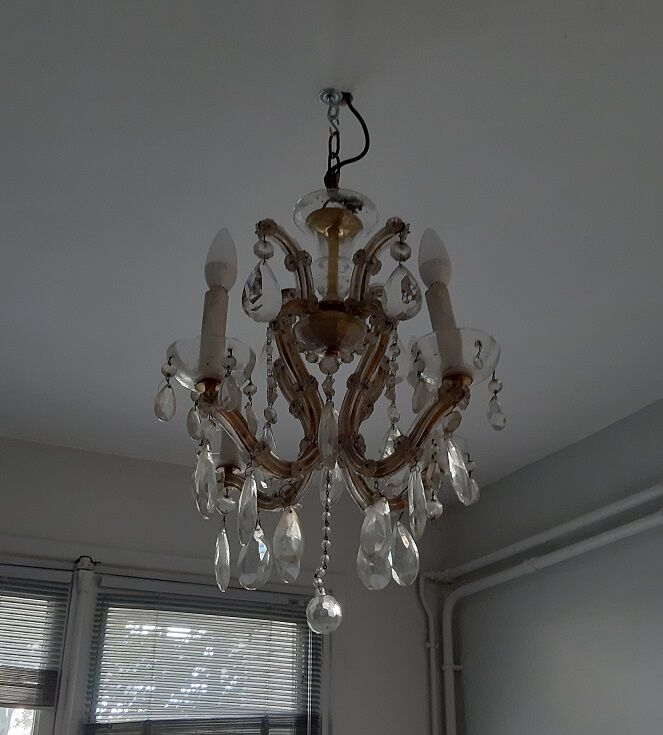 Small crystal chandelier