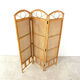 Bamboo room divider or folding screen, 1970s