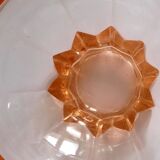 Set of 4 small cups of old pink color