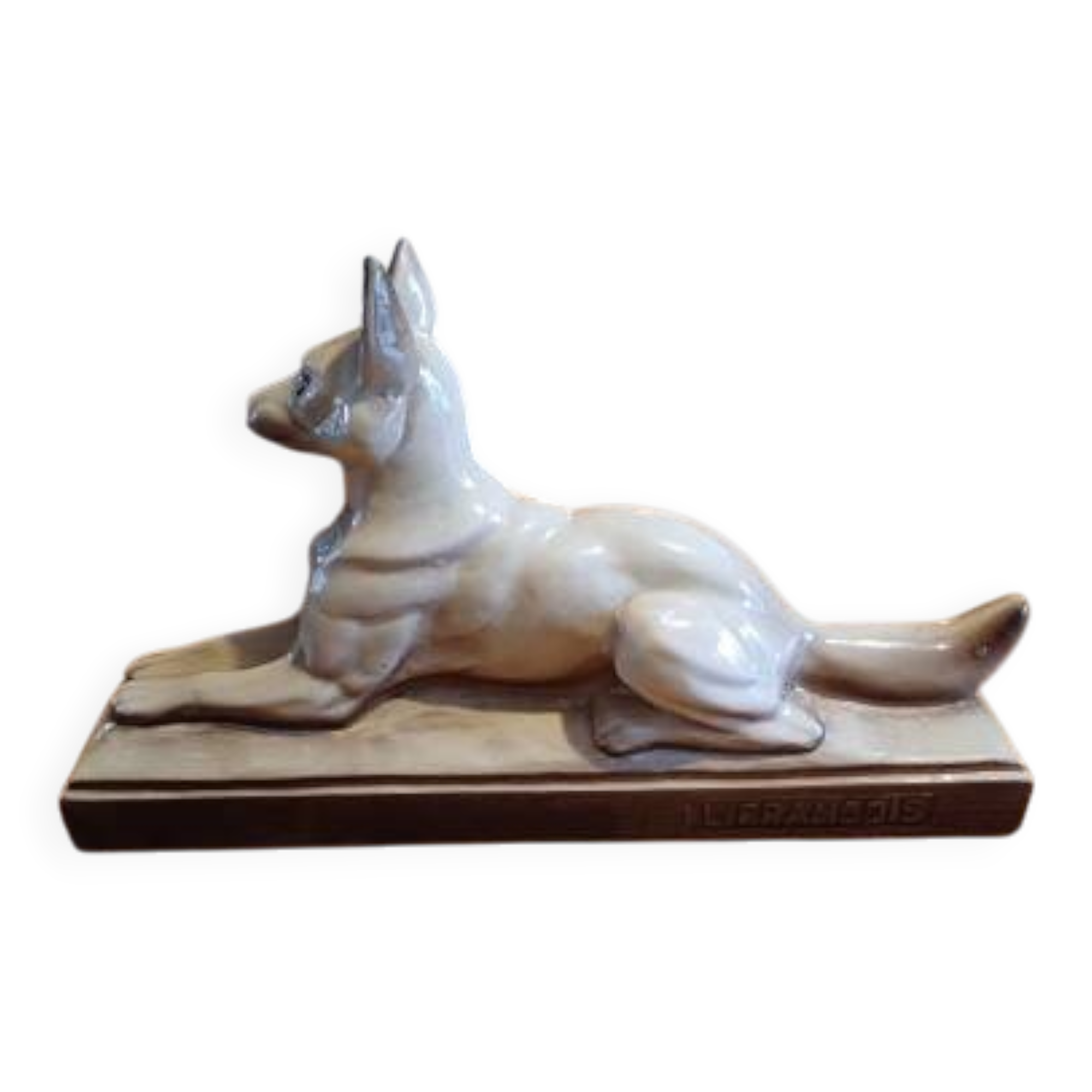 "Dog" earthenware by: L.François