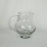 small blown glass pitcher