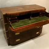 Commode De Marine avec écritoire à Deux Corps En Acajou XIXème Angleterre