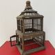 Cage à oiseaux en bois