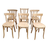 antique sandblasted bistro chairs