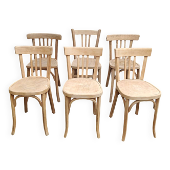 antique sandblasted bistro chairs