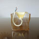 Champagne resin wall lamp