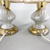 Pair of 1970s Ceramic Table or Bedside Lamps