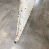 Authentic pair of Xavier Pauchard industrial Tolix metal stools 50