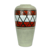 mid century VASE floorvase scheurich model 517-50 geometric decor heinz siery 1959