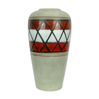 Vase scheurich modèle 517-50 décor géométrique heinz siery 1959