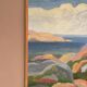 Original Swedish Oil on Canvas – “Coast” by Weronica – Dated 1980 – Vintage