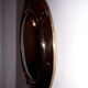 Mirror witch bulging brass 48x48cm