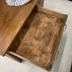 Oak and veneer counter or desk