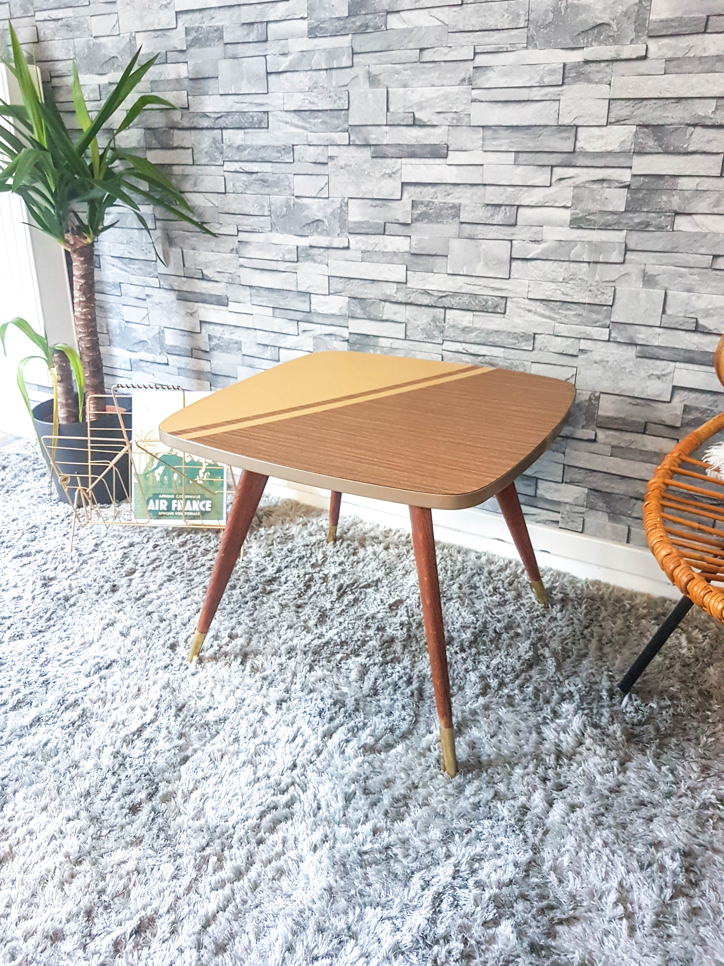 Vintage coffee table in formica 60/70