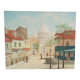 Acrylic painting "View of the Sacré Coeur" from the Place du Tertre